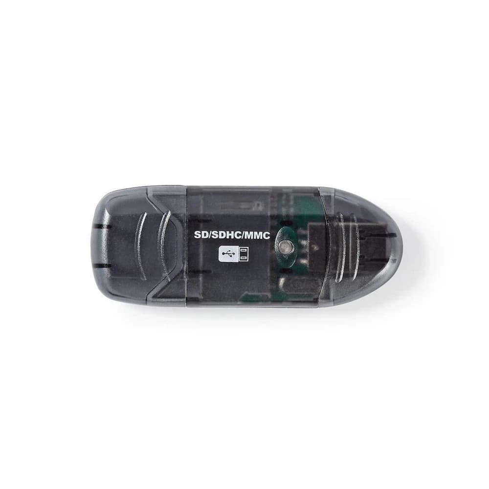 Nedis CRDRU2100BK Geheugenkaartlezer USB 2.0 Zwart - foto 6