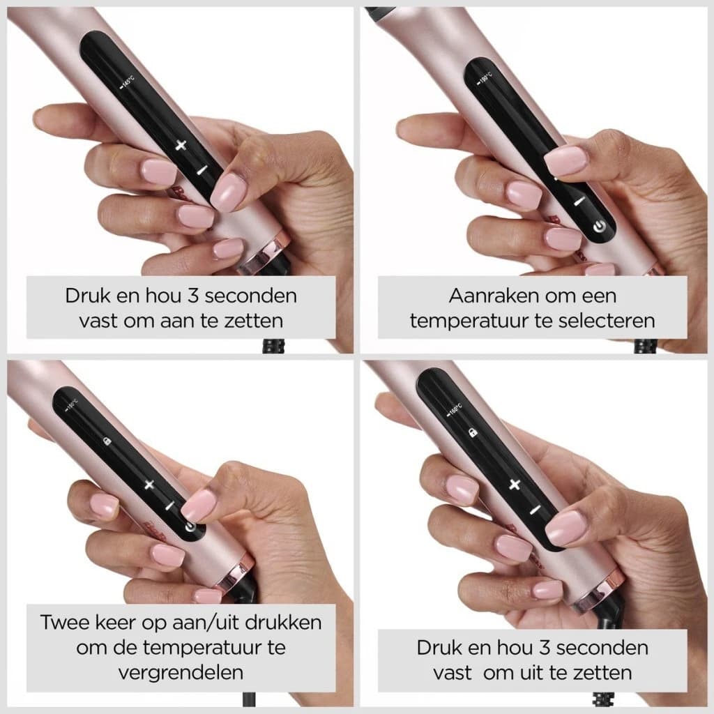 Babyliss HSB200E Volume Boost Thermische Krulborstel Zwart/Champagne - foto 2