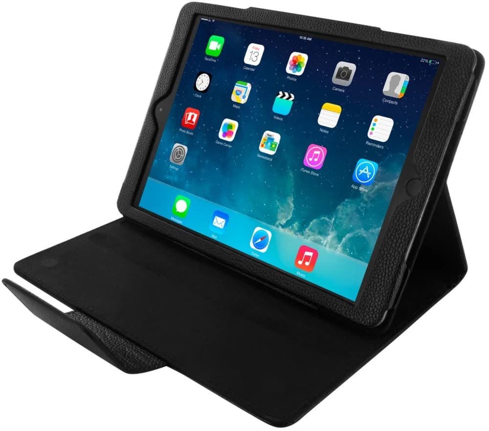 Case met toetsenbord en standaard