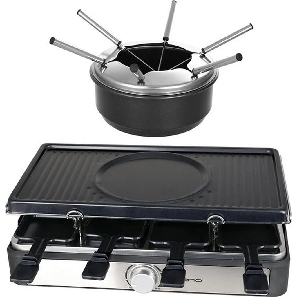 Emerio RG-124930 Gourmet en Fondue Set Zwart/RVS - foto 2