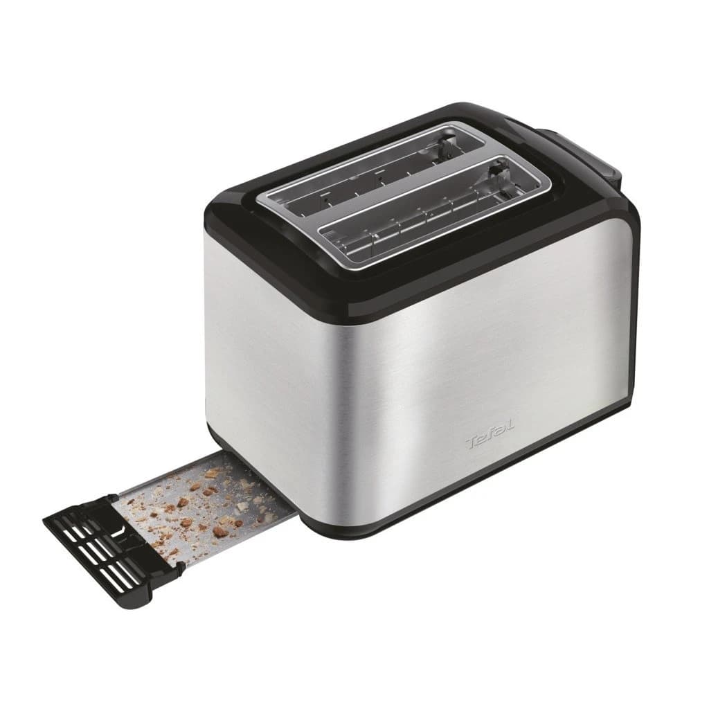 Tefal TT410D Express Broodrooster 16x26x19 cm 850W RVS/Zwart - foto 2