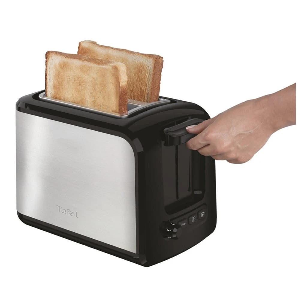 Tefal TT410D Express Broodrooster 16x26x19 cm 850W RVS/Zwart - foto 4