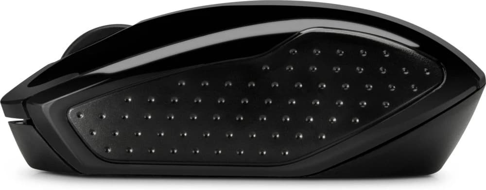 HP 200 draadloze muis zijaanzicht