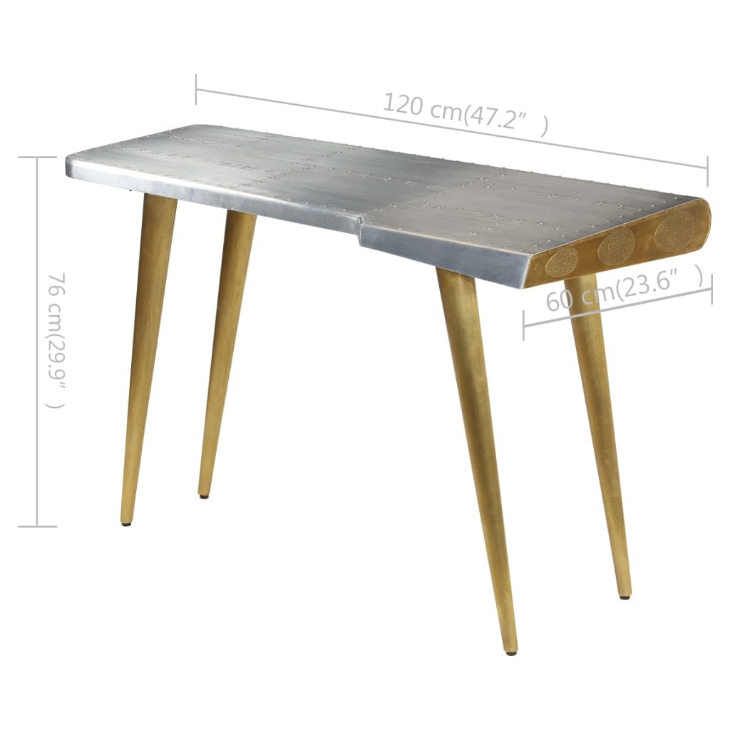 vidaXL Schrijftafel Aviator vintage luchtvaartstijl - foto 10