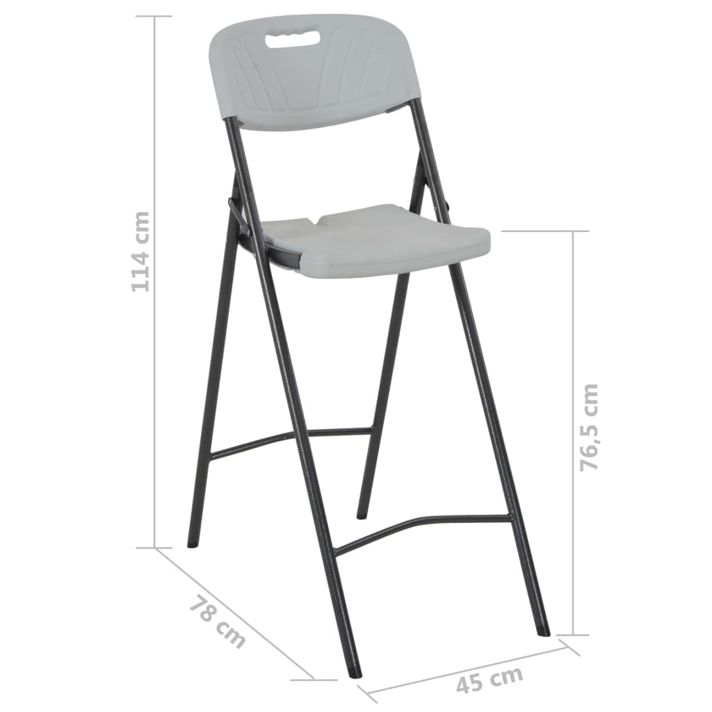 vidaXL Barstoelen inklapbaar - foto 8