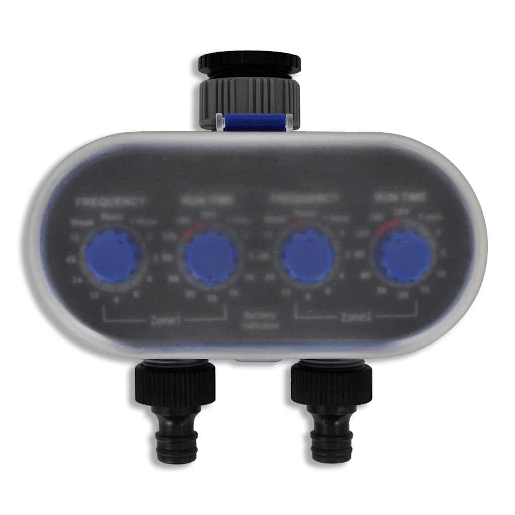 vidaXL Elektrische Irrigatie watertimer (2 uitgangen) - foto 2