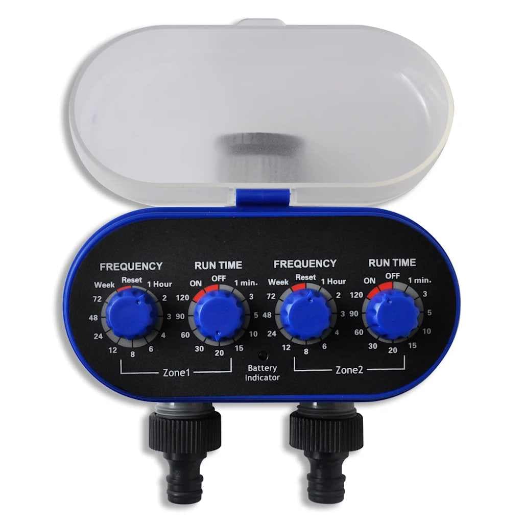 vidaXL Elektrische Irrigatie watertimer (2 uitgangen) - foto 4