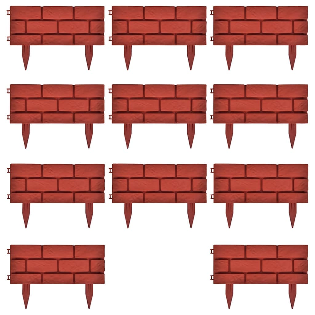 vidaXL Borderranden baksteenontwerp - foto 10