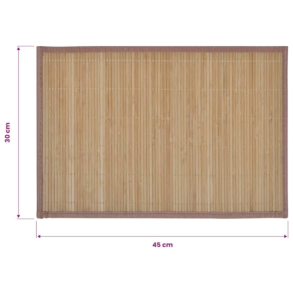 vidaXL Placemats bamboe - foto 5