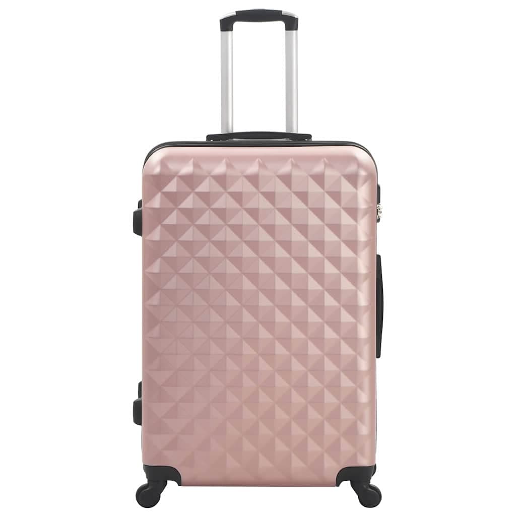 vidaXL 3-delige Harde kofferset ABS rosé - foto 3