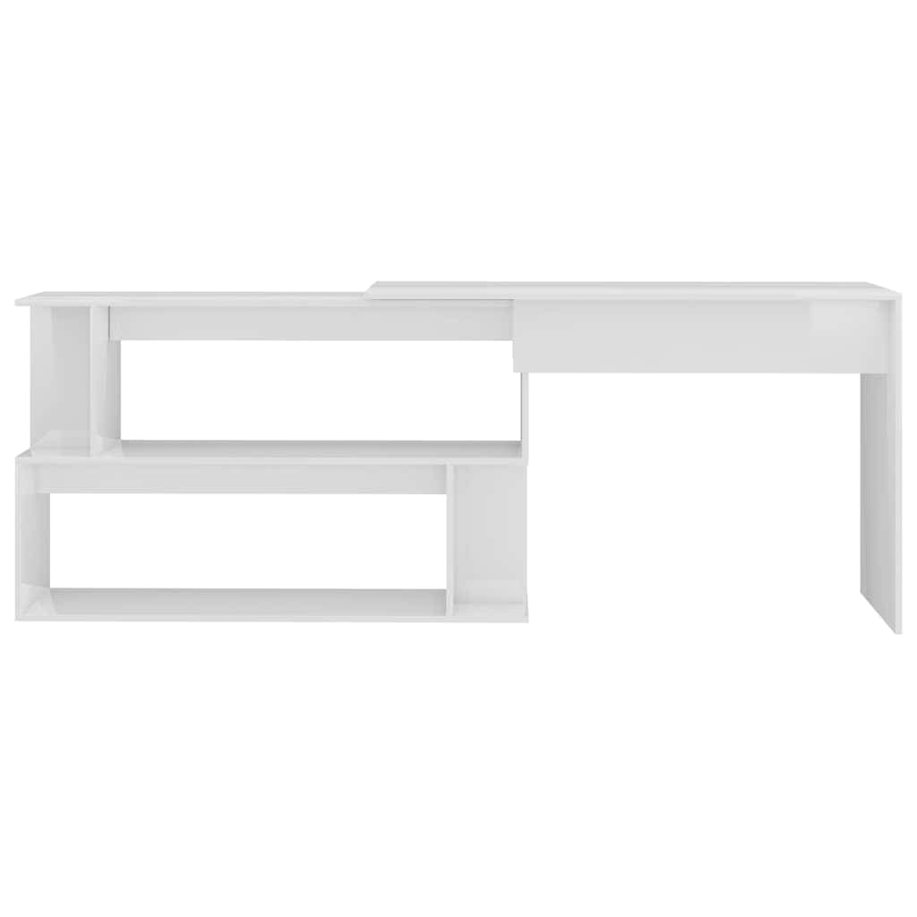 vidaXL Hoekbureau hoogglans - foto 4