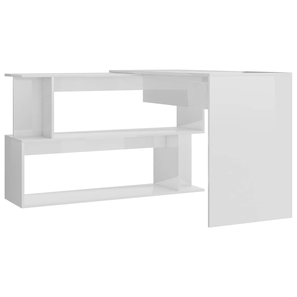 vidaXL Hoekbureau hoogglans - foto 5