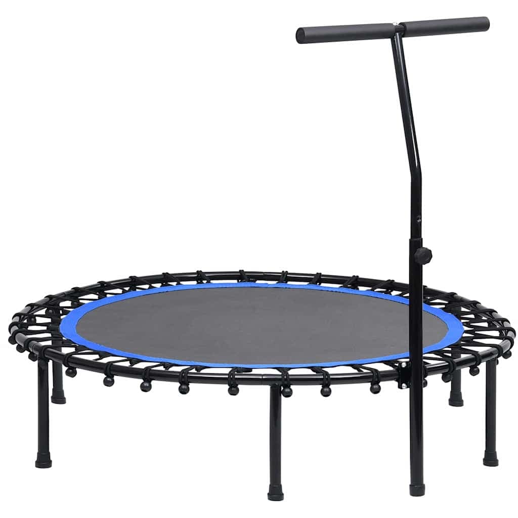 vidaXL Fitnesstrampoline met handgreep en veiligheidsmat - foto 1