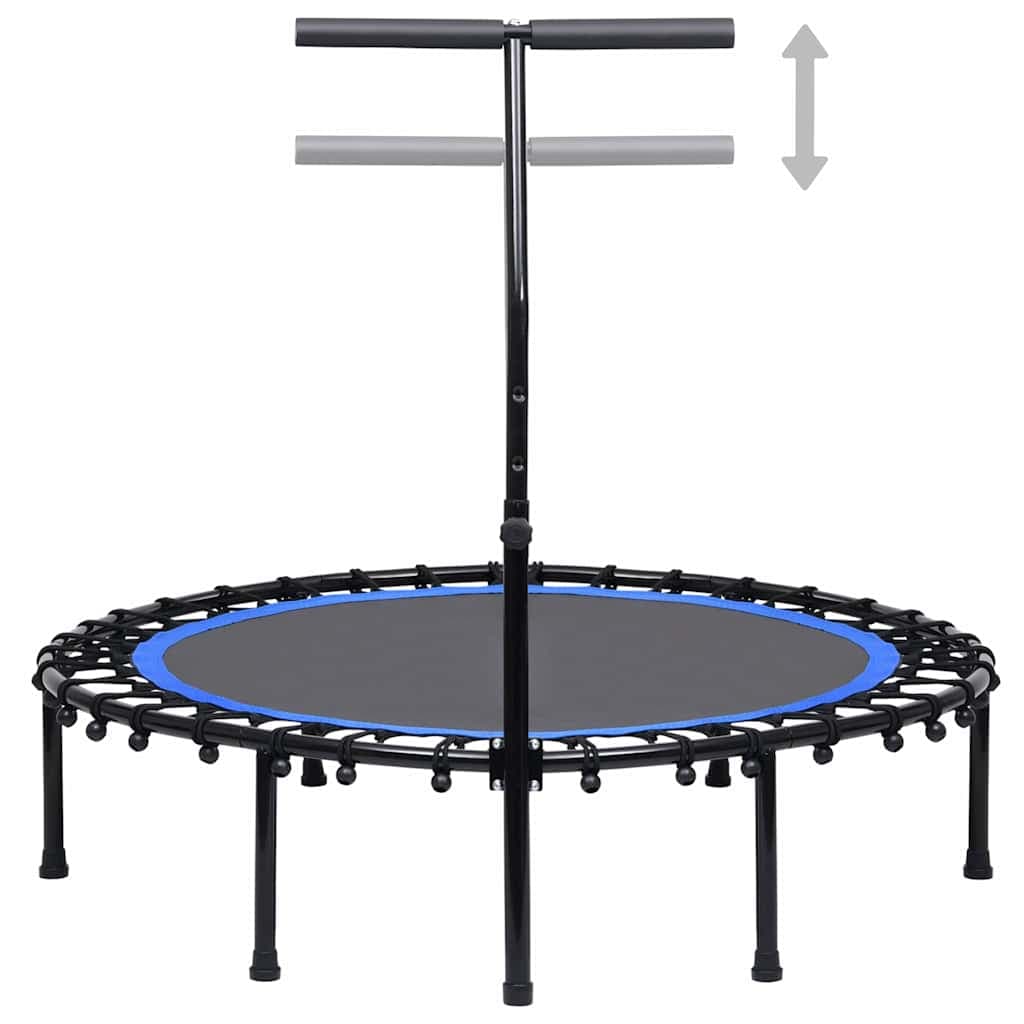 vidaXL Fitnesstrampoline met handgreep en veiligheidsmat - foto 2