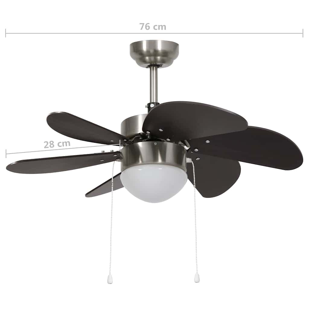 vidaXL Plafondventilator lamp - foto 8