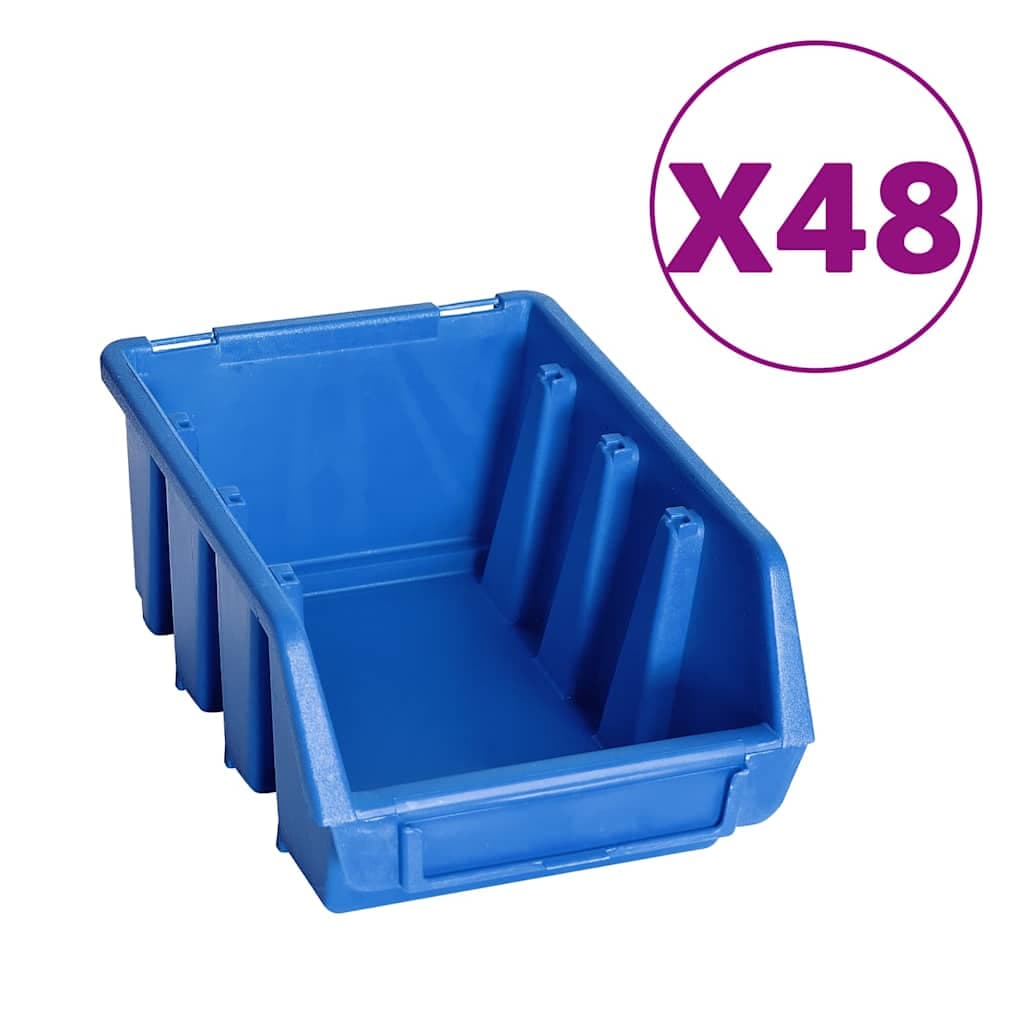 vidaXL 128-delige Opslagbakkenset wandpanelen - foto 2