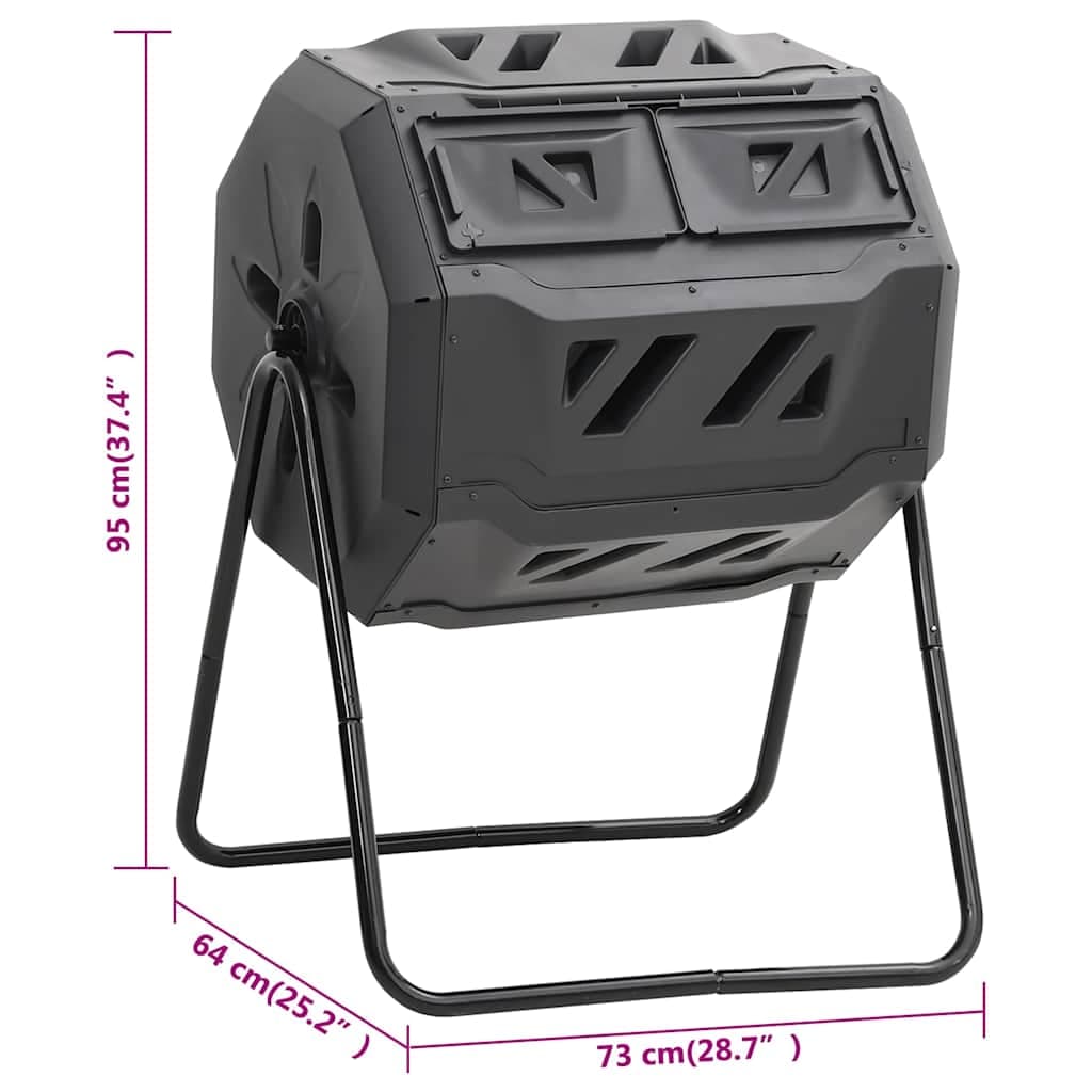 vidaXL Compostbak 160 73x64x95 - foto 7