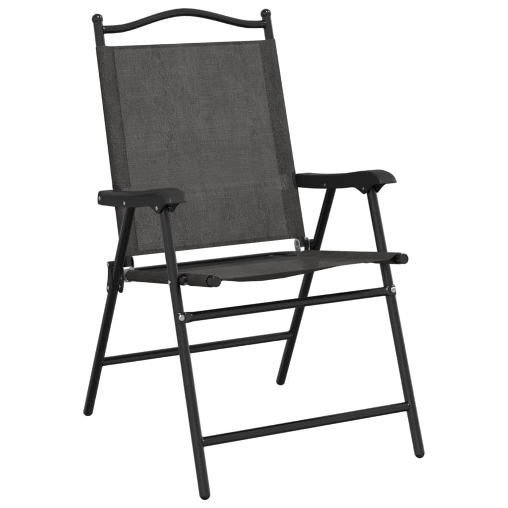 vidaXL Opklapbare stoelen, 4 stuks, gemêleerd , Textilene. - foto 4