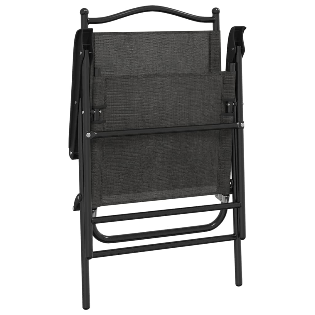 vidaXL Opklapbare stoelen, 4 stuks, gemêleerd , Textilene. - foto 8
