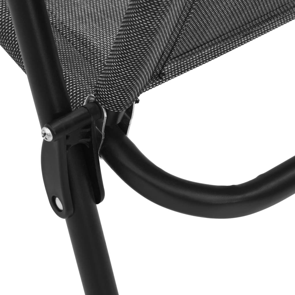 vidaXL Opklapbare stoelen, 4 stuks, gemêleerd , Textilene. - foto 11