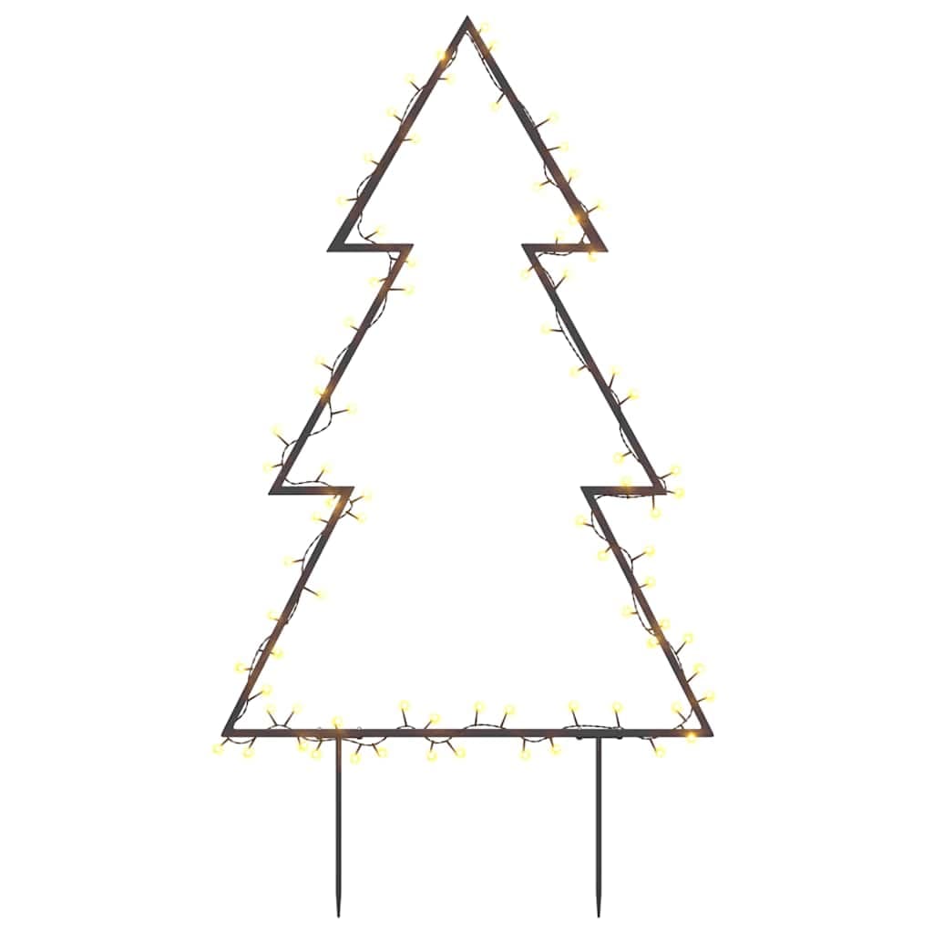 vidaXL Kerstverlichting kerstboom grondpinnen 80 LED' - foto 2