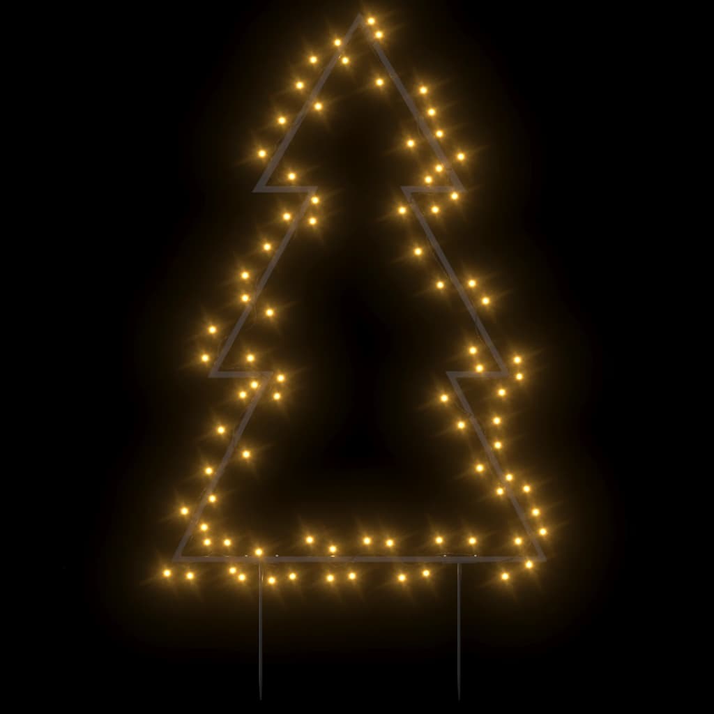 vidaXL Kerstverlichting kerstboom grondpinnen 80 LED' - foto 3