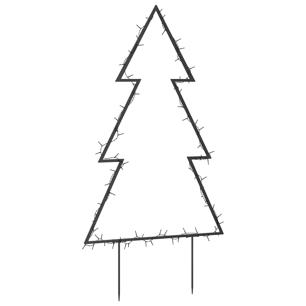 vidaXL Kerstverlichting kerstboom grondpinnen 80 LED' - foto 4