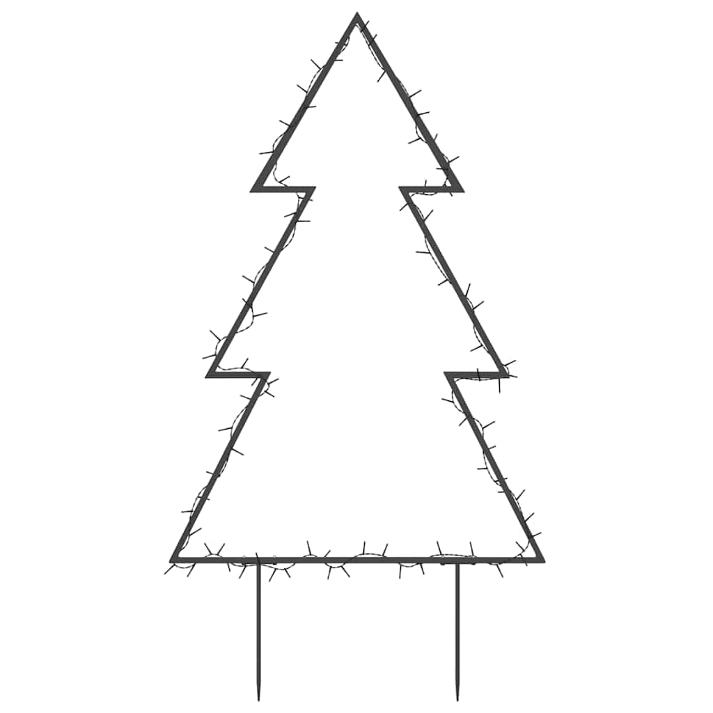 vidaXL Kerstverlichting kerstboom grondpinnen 80 LED' - foto 5