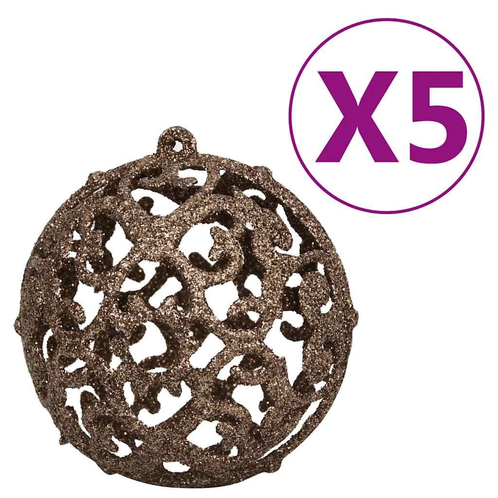 vidaXL Kunstkerstboom 150 LED' kerstballen sneeuw - foto 11