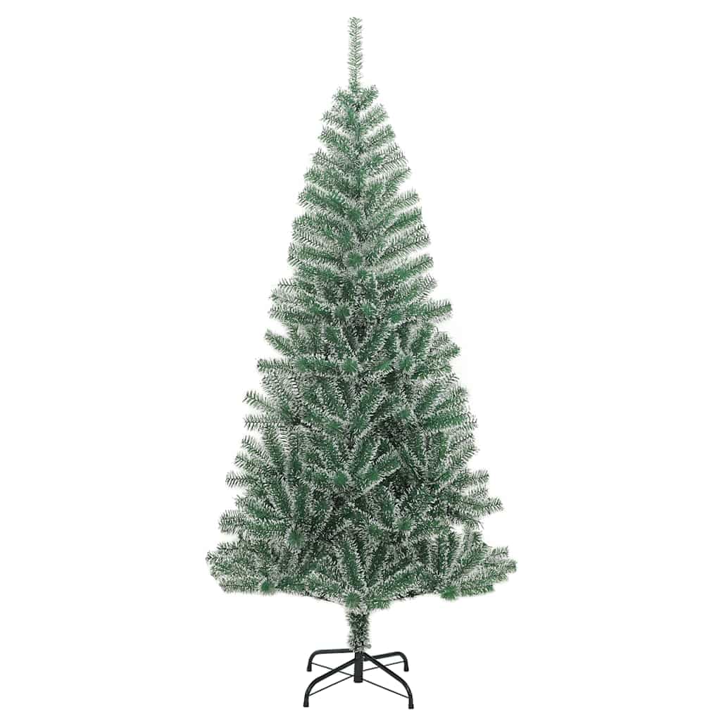 vidaXL Kunstkerstboom 300 LED' kerstballen sneeuw - foto 5