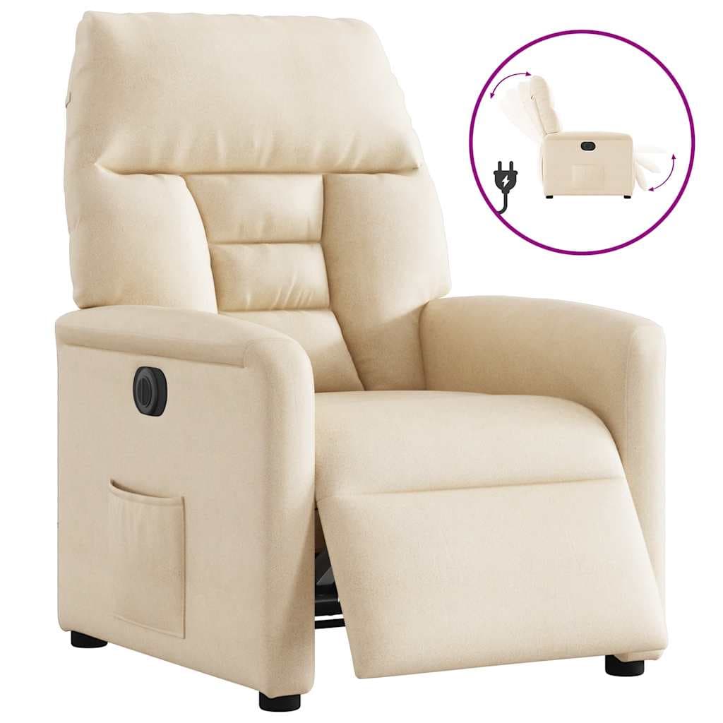 vidaXL Fauteuil elektrisch verstelbaar microvezelstof - foto 2