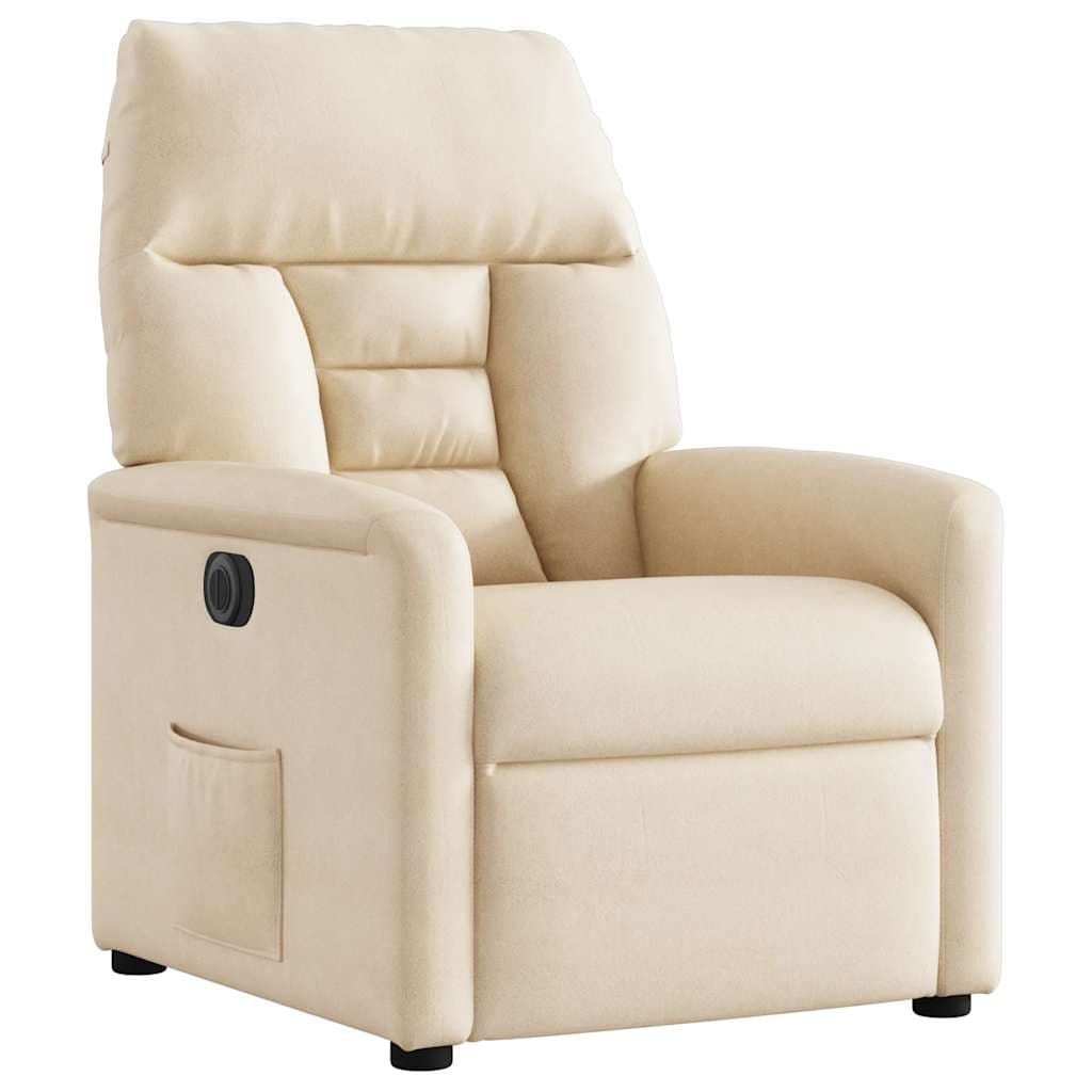 vidaXL Fauteuil elektrisch verstelbaar microvezelstof - foto 4