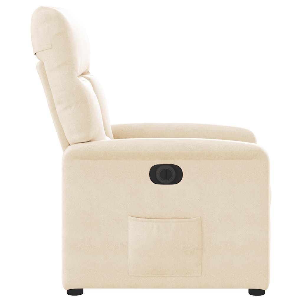 vidaXL Fauteuil elektrisch verstelbaar microvezelstof - foto 6