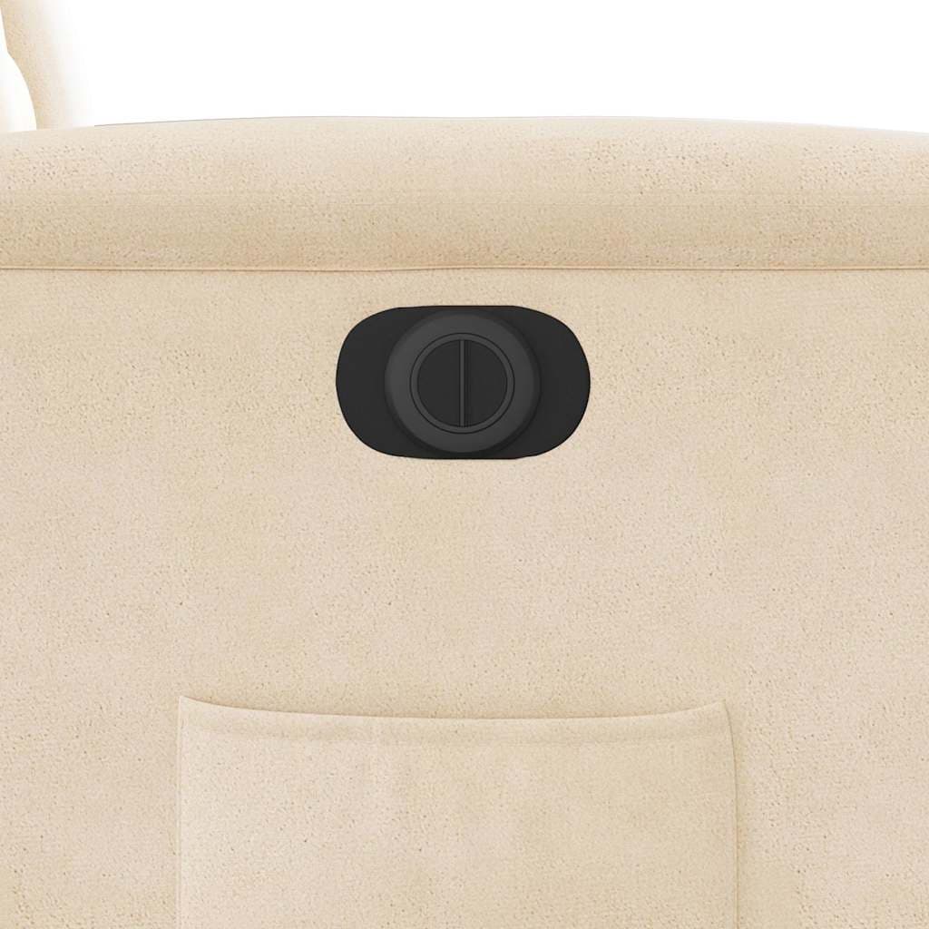 vidaXL Fauteuil elektrisch verstelbaar microvezelstof - foto 10