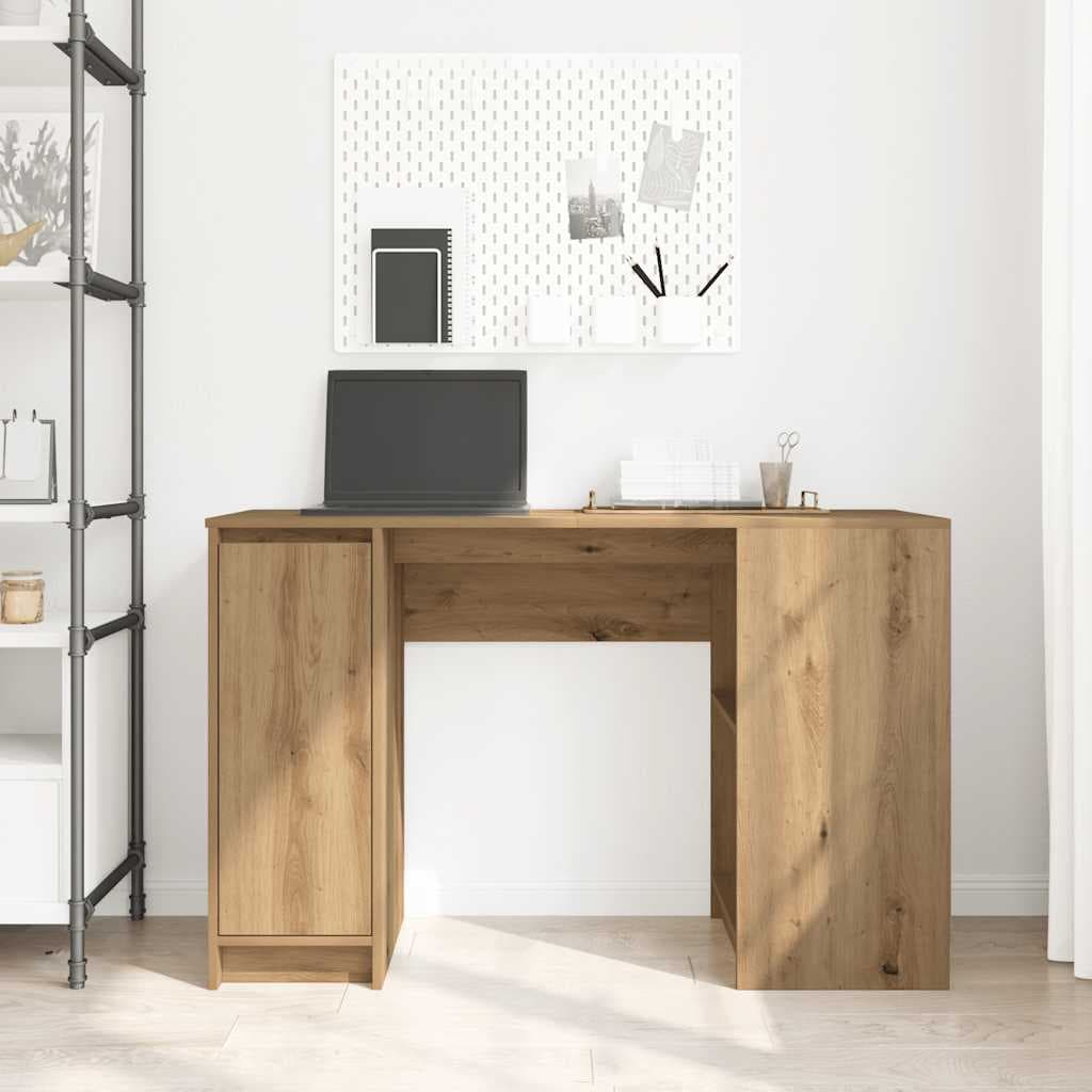 vidaXL Bureau spaanplaat ambachtelijk eikenkleurig - foto 3