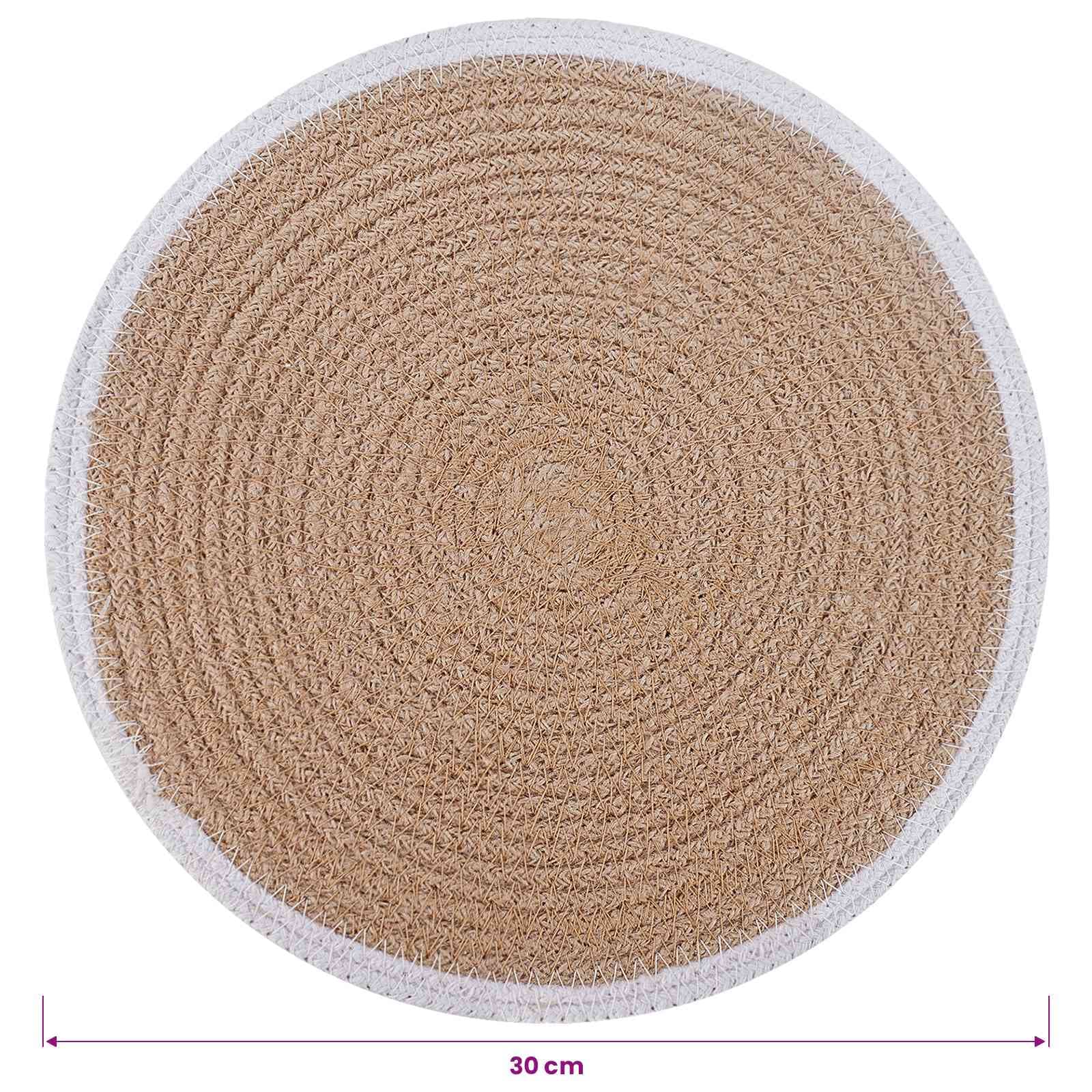 vidaXL Jute placematten 100% Tossa Jute - foto 6